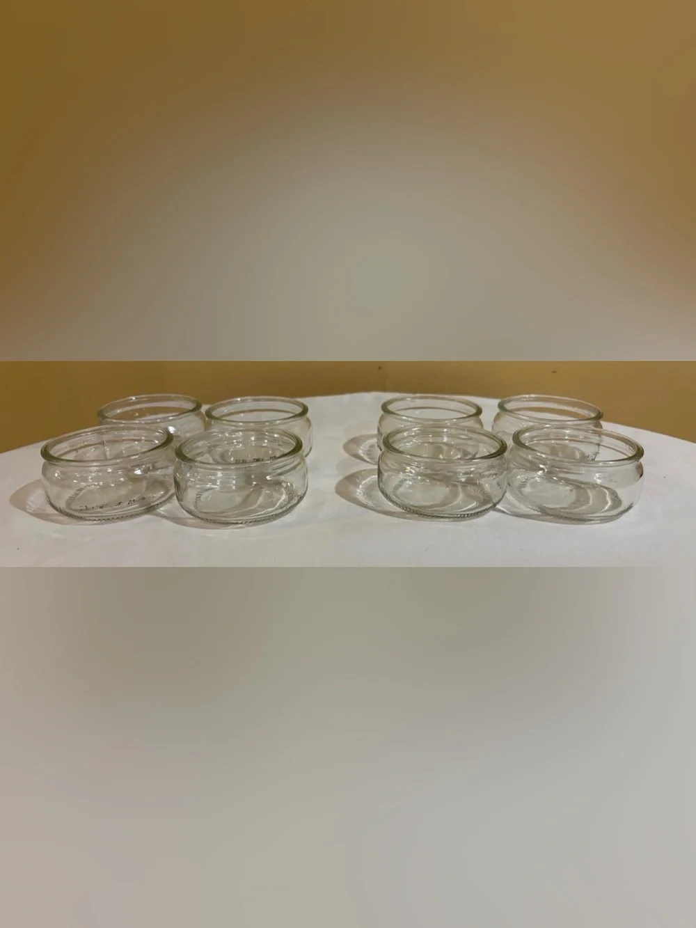 Clear Glasses For Dessert, Yogurt, Pudding . Set Of 8